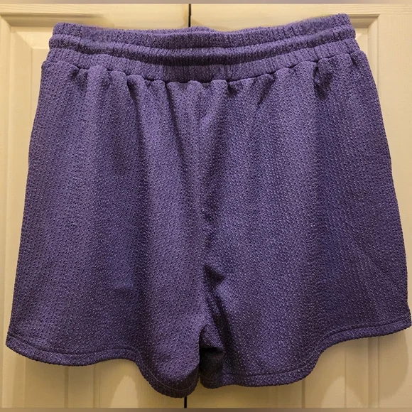 Double Take Full Size Round Neck Short Sleeve and Shorts SET-size Large- NWOT💜 - Picture 5 of 6